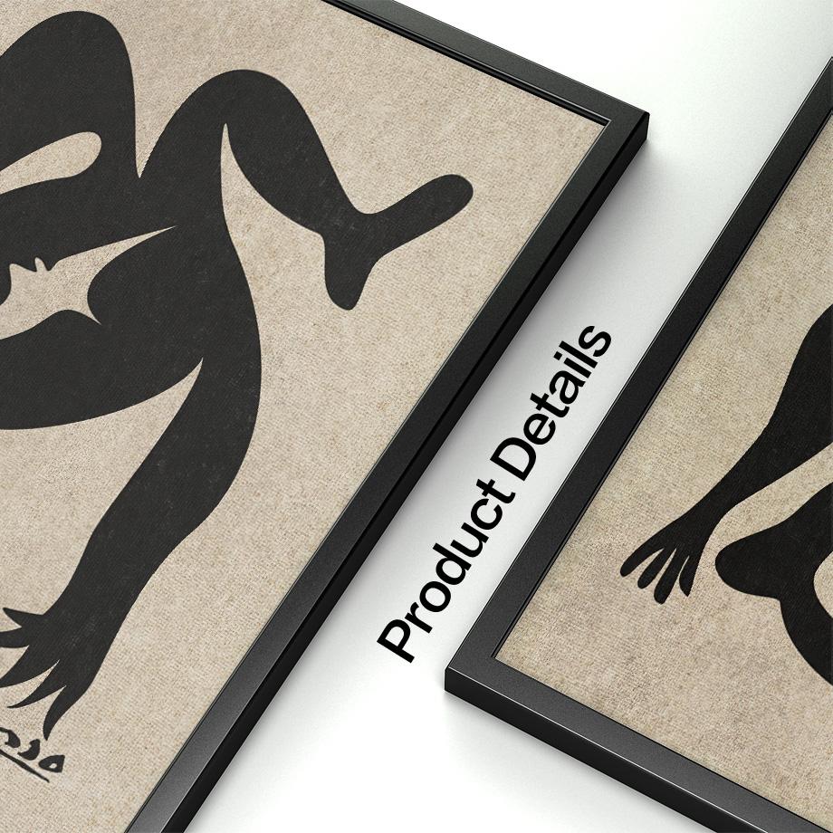 Wall Art Canvas Painting Minimalism Picasso Abstract Body Line Face Modern Living Room Decor Poster And Print Home Wall Picture