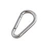 MM Mizumoto Machinery Works SUS304 Stainless Steel Eggplant Type Carabiner (No Ring) NK-10A