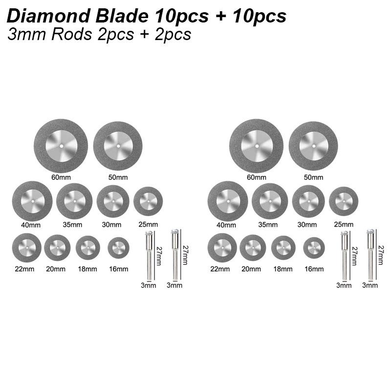 Алмазный диск отрезной диск дисковая пила вращающийся инструмент дисковая мини дрель дерево камень пластик стекло керамика острый отрезной резак