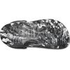 Crocs Унисекс Сабо Baya Marble 25см Сандалии, Черный/Белый,