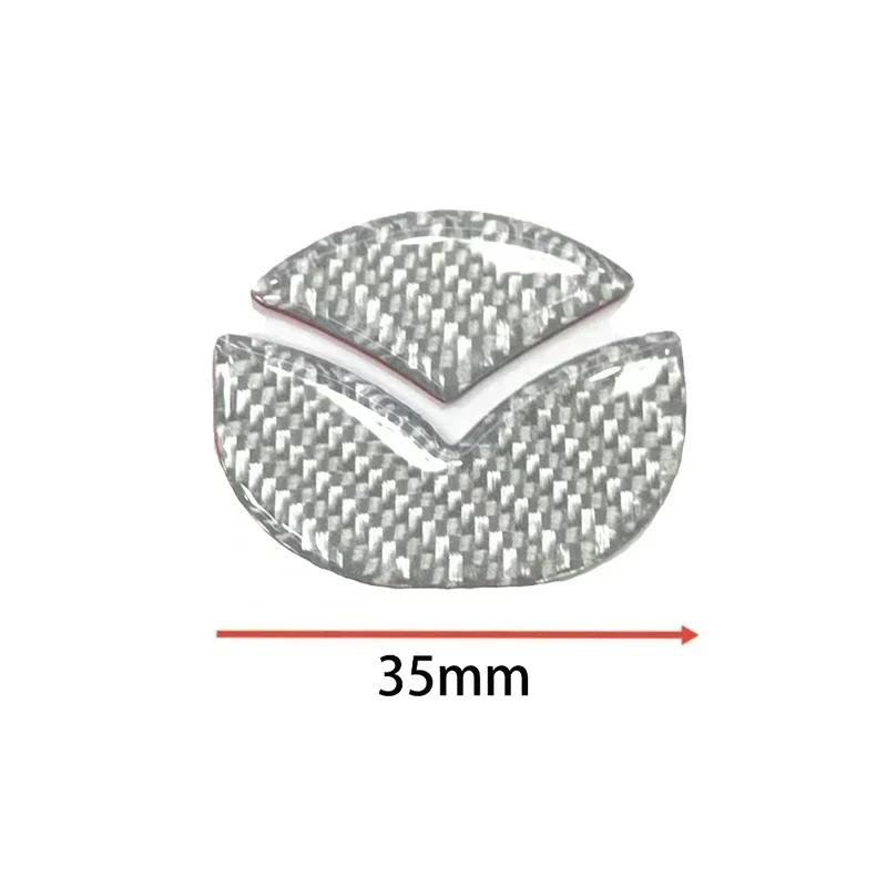 2025 Hot For Mazda Axela CX3 CX4 CX5 RX7 Atenza MX3 MX5 CX9 CX7 RX8 SKYACTIV Epoxy Sticker Car Steering Wheel Emblem Modified De