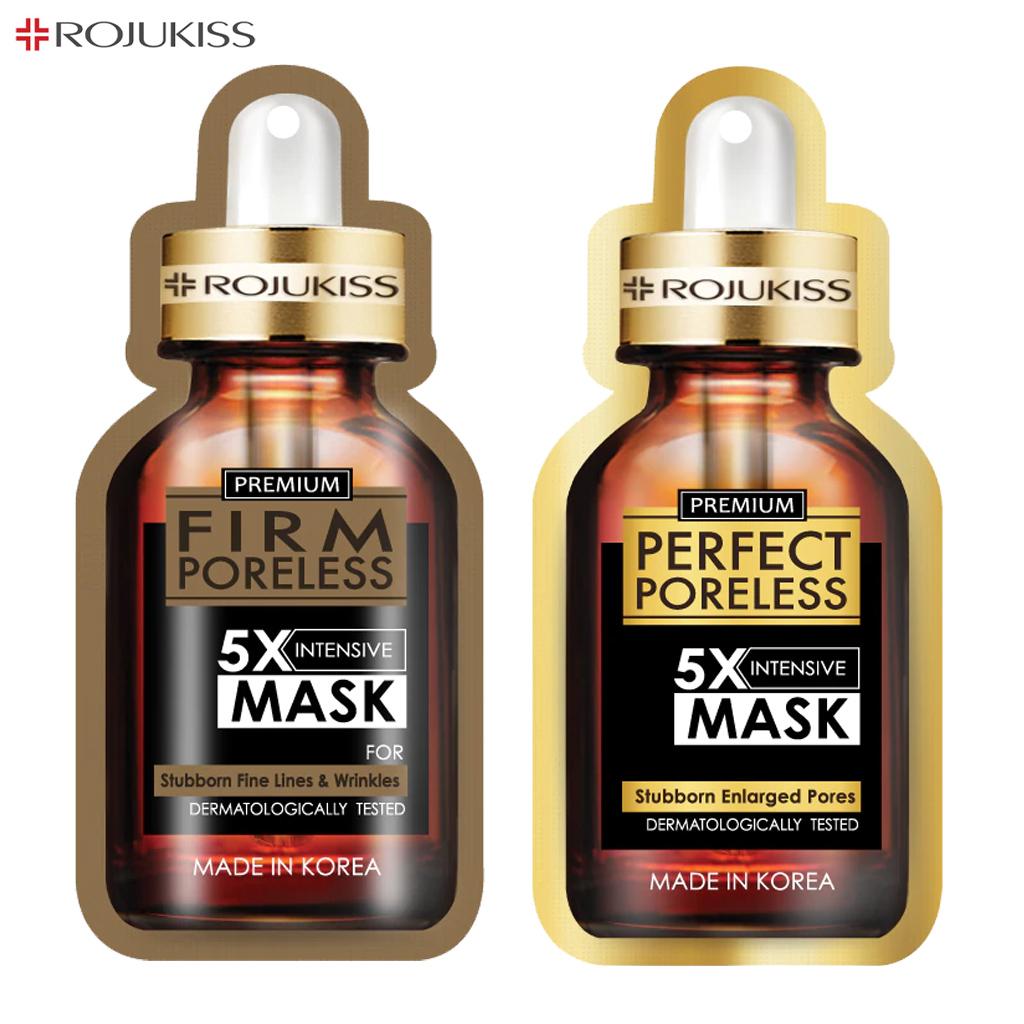 Rojukiss Акне/Укрепляющая/Красная сыворотка/Глута/HYA/Омега/Идеальная/Восстанавливающая/Белая/Цинковая интенсивная маска без пор 5X 25 мл - Thai Skincare