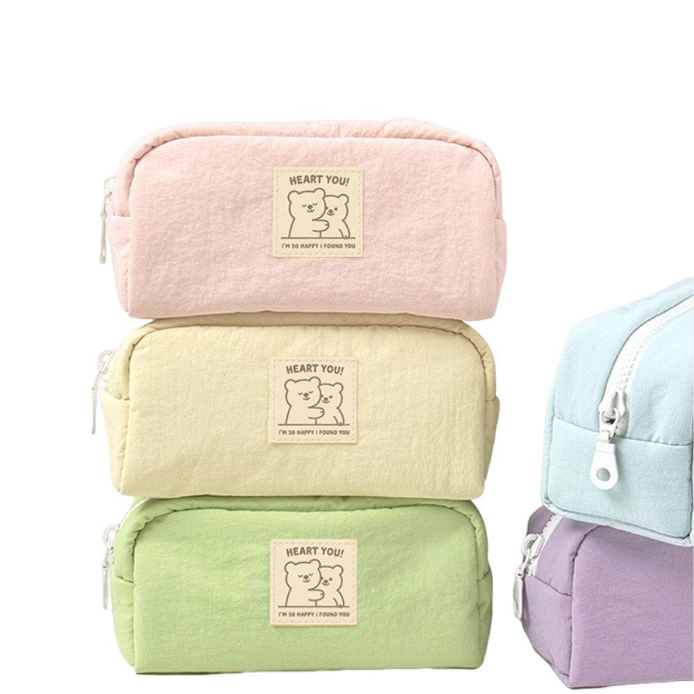 Large Capacity Pen Bag Cartoon Stationery Bag Cute Pencil Case  School Office