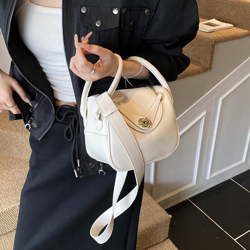 Женская вместительная сумка через плечо в стиле 2025 года — элегантный, простой дизайн в виде ведра.