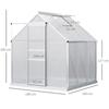 190 x 190cm Walk-In Polycarbonate Greenhouse