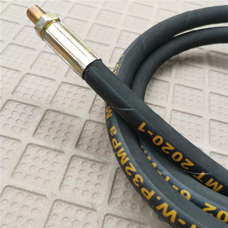 Взрывозащищенный гибкий стальной шланг для солидоловой масленки с удлиненным наконечником высокого давления