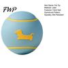 Lightweight Toss Toys for Fetching Latex Squeaky Dog Ball, Interactive Fetch Cute Dachshund Pattern, Indoor Outdoor Play Chew Toy Small Medium