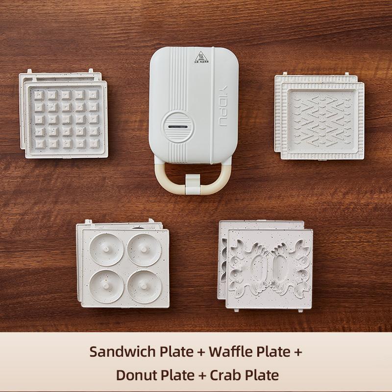 Электрическая сэндвичница Многофункциональная вафельница Тостер Пекарня Машина для завтрака Такояки Блины Пончики Сэндвичера 220 В