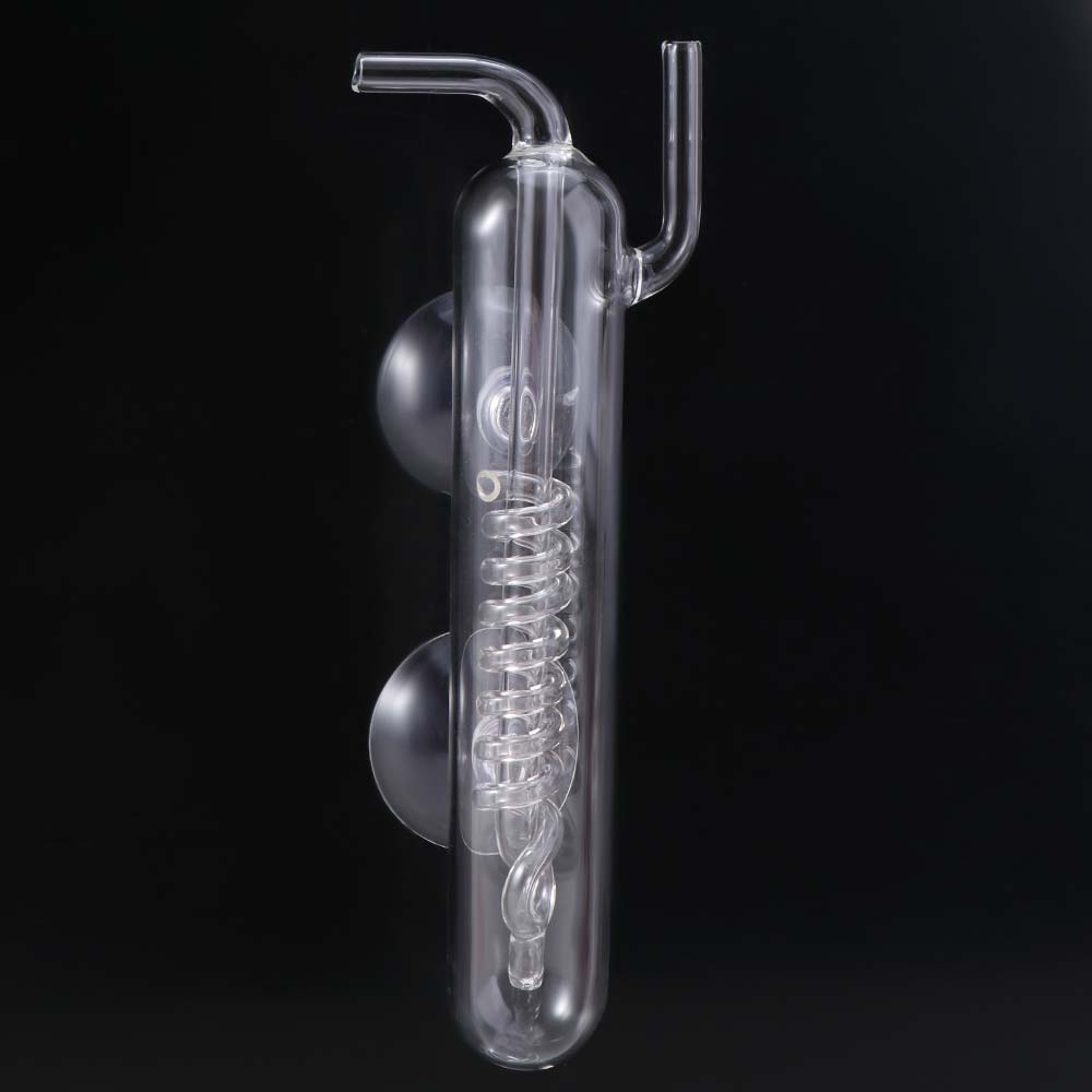 High Transparent CO2 Diffuser with Suction Cup Spiral Bubble Counter CO2 Bubble Counter Aquarium