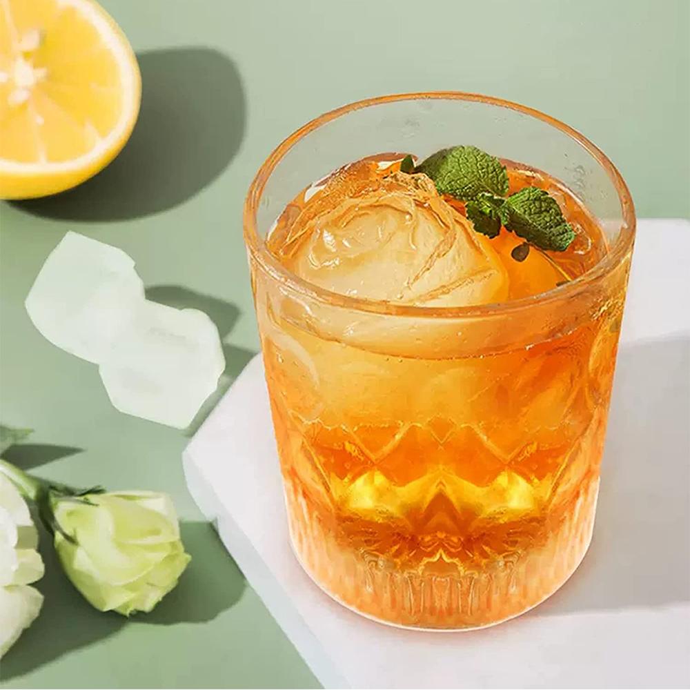 Silicone Rose Ice Mold for Whiskey Bourbon Cocktails Wine Homemade Juice