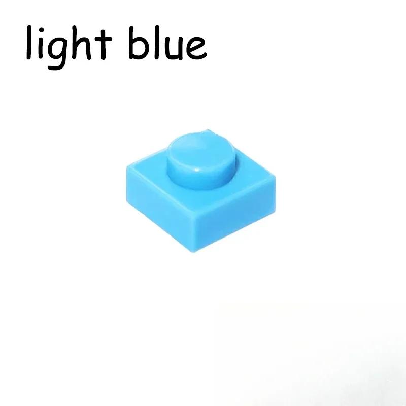 3024 1x1 Dot 1*1 Thin Plate MOC Assemble Particles DO IT YOURSELF 250/500PCS Construction Bricks Figures Blocks Learning Creativity Toy