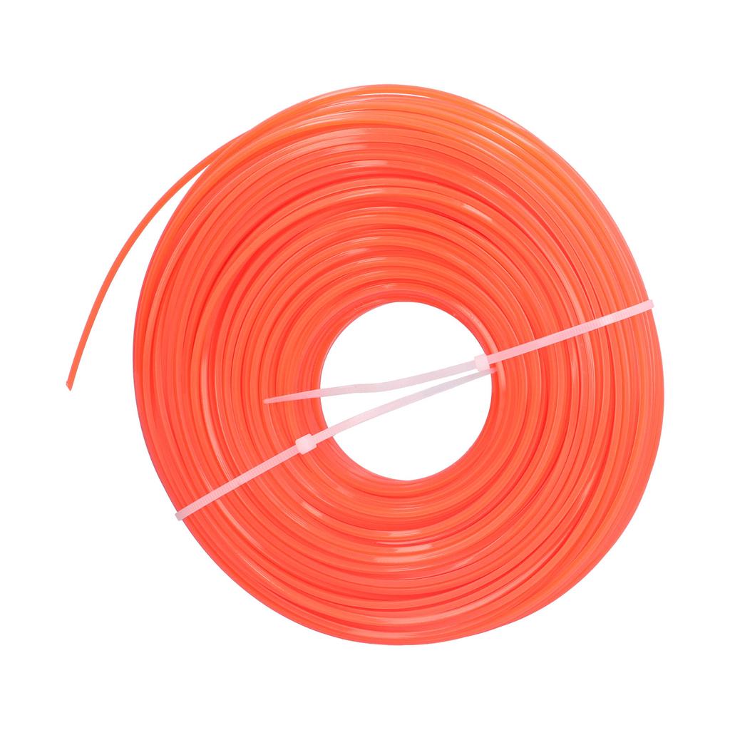 100 м шнур триммера 2,4 мм квадратный нейлоновый шнур запасная часть шнура для бензинового кустореза