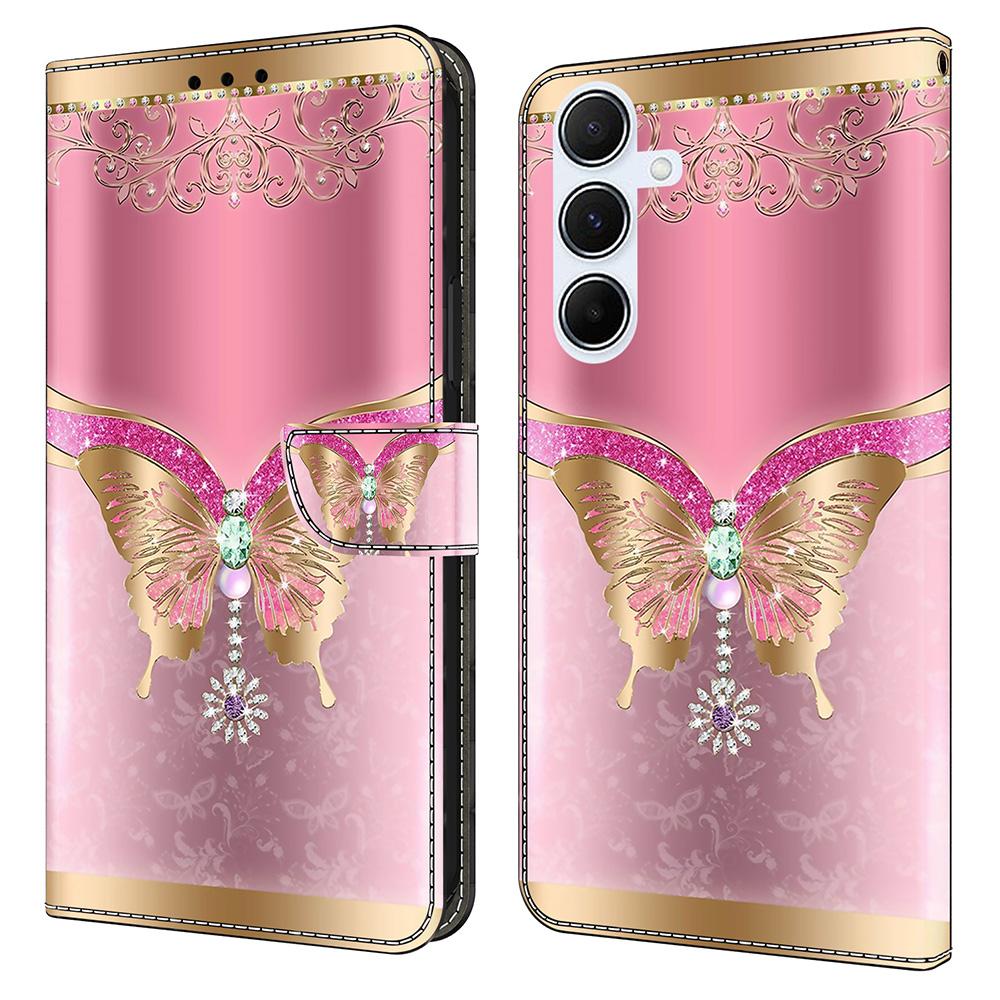 Для Samsung Galaxy A16 5G / 4G чехол 3D узор PU кожаный кошелек телефон чехол с подставкой