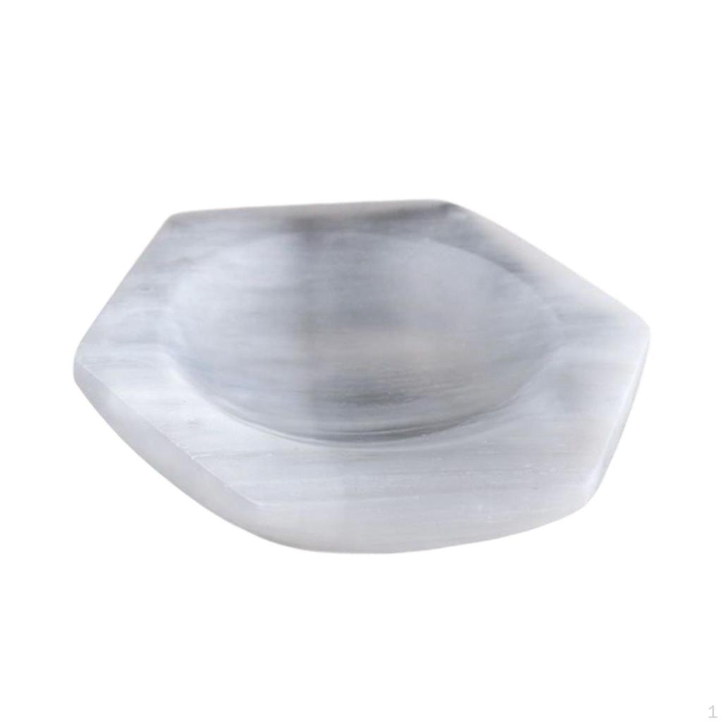 Селенит Зарядная Чаша Центральный Элемент Украшение Стола Дом для Мужчин Женщин Медитация Хранение