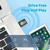USB WLAN-адаптер, AC600 Мбит/с, двухдиапазонный (433 Мбит/с 5 ГГц / 150 Мбит/с 2,4 ГГц) со встроенным драйвером, USB Wi-Fi адаптер
