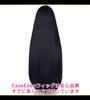Парик для косплея CaseEden, Премиум, Гладкий, Длинный, 80 см, Черные волосы, WIG6136