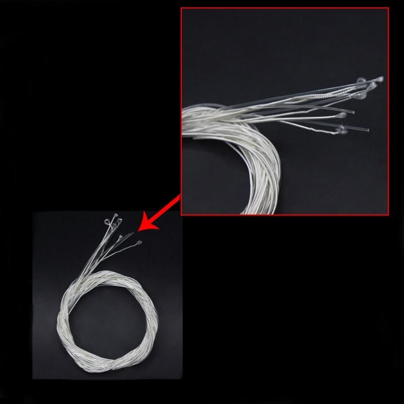 Арабские струны для уда, сменные струны для уда, набор струнных инструментов, аксессуары из нейлонового посеребренного медного сплава, обмотанные струны