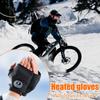 Теплые перчатки Электрические Зимние с подогревом USB Перезаряжаемые 3 скорости Умные Теплые рабочие перчатки Для катания на лыжах Вождения Пеших прогулок Для Мужчины Женщины