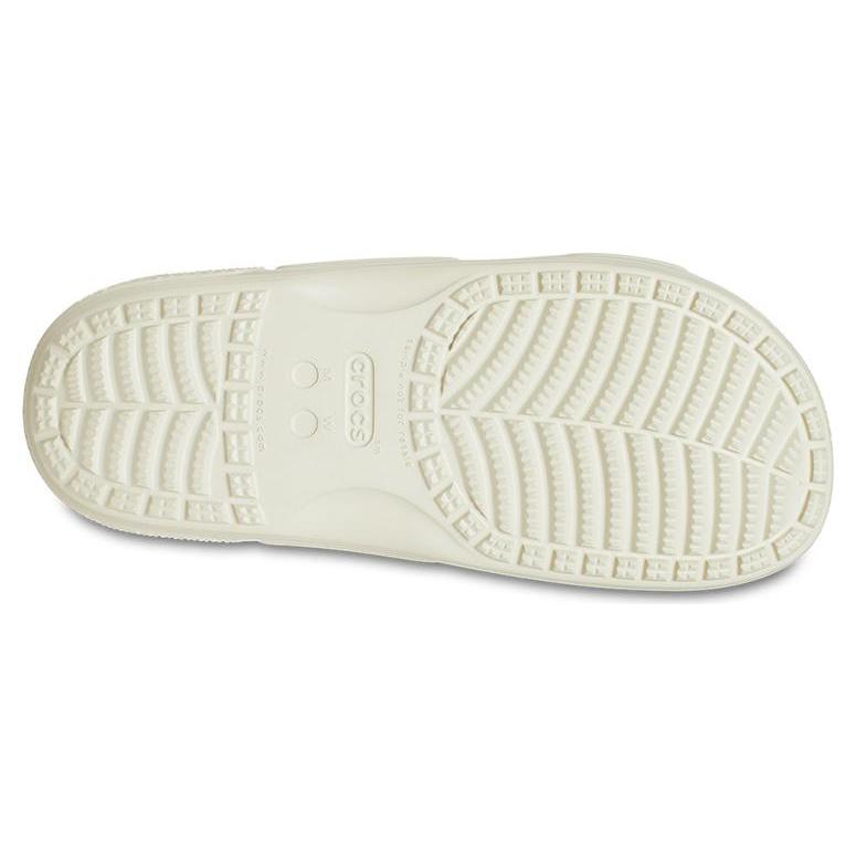 Crocs Классические шлепанцы с двойной полоской Костяной 206761-2Y2