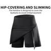 Women Cycling Shorts 5D Gel Pads Outdoor Sports Trousers Skirt 2 In1 High Stretchy Cycling Leggings Solid Color Skirts Shorts