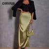 Женская летняя мода, новая юбка-бандаж с запахом и юбкой-рыбьим хвостом