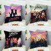 Наволочка для подушки с изображением женской группы Little Mix Для автомобиля Дивана Декоративная Домашняя Двусторонняя Печать Плюшевая Квадратная Подушка-плед Чехол