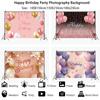 Happy Birthday Party Photography Background Cloth Backdrop Photo Studio Decor