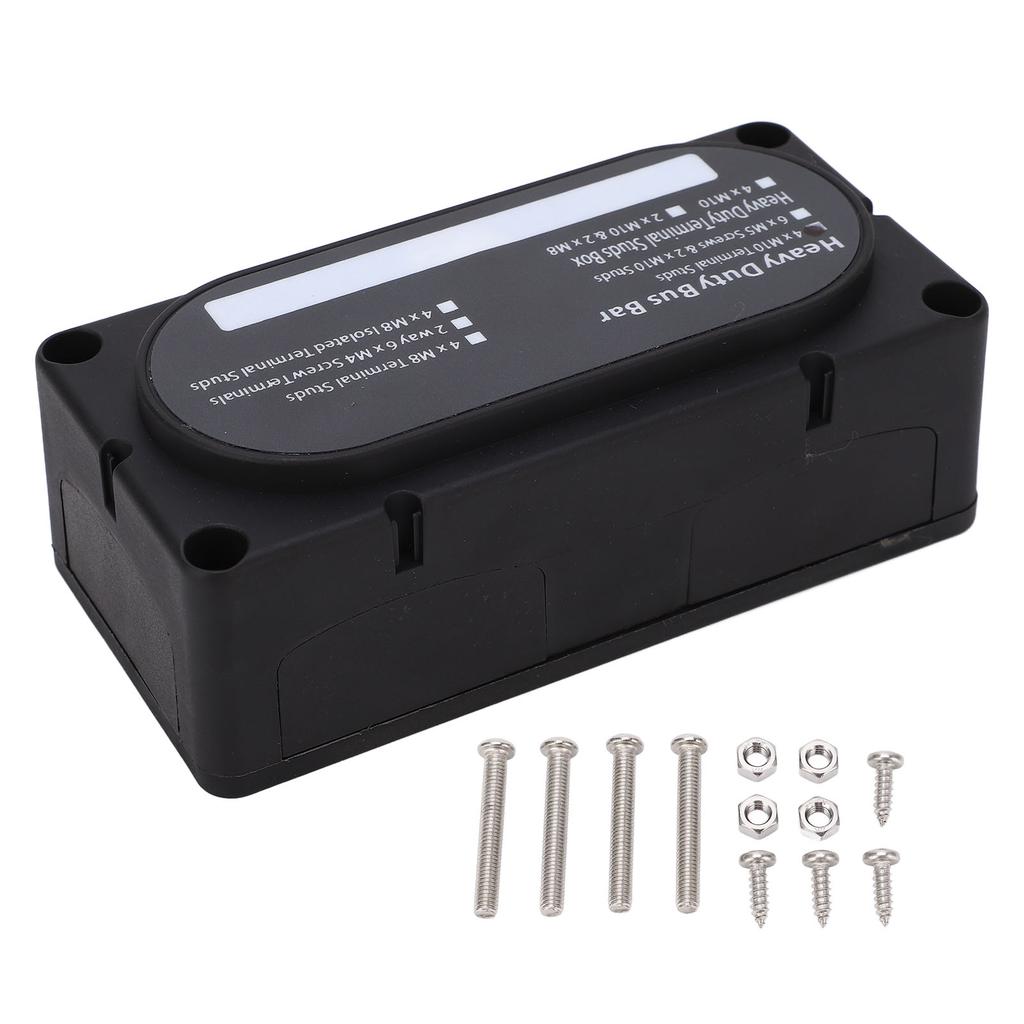 Сверхмощная распределительная коробка шин DC48V 300A огнестойкая, устойчивая к ржавчине для автомобилей 12-48В, грузовиков, автодомов, судов, Boa