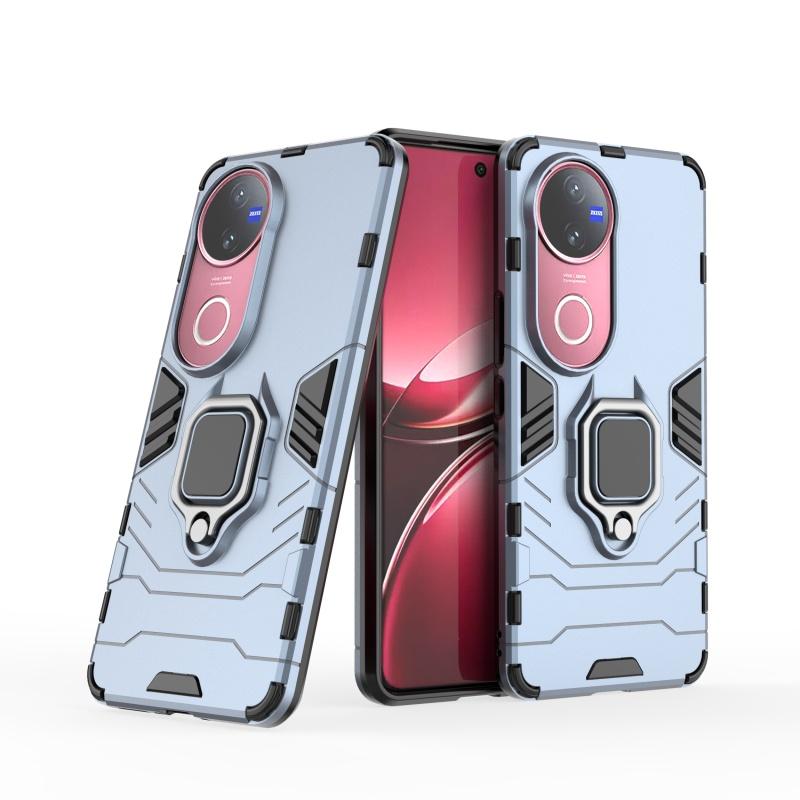 Для Vivo V50 Чехол Vivo V50 Capas Phone Bumper Back Armor PC Ударопрочный держатель с полным кольцом Магнитный для Fundas Vivo V50 V 50