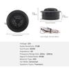 4pcs 800W High Efficiency 25mm Mini Dome Tweeter Speakers for Car Audio System with Spare Casing Black High Frequency