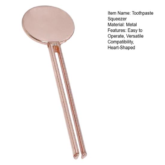 Ручной экструдер для зубной пасты Yousheng, простой в эксплуатации, круглый, в форме сердца, универсальный ролик для тюбиков зубной пасты