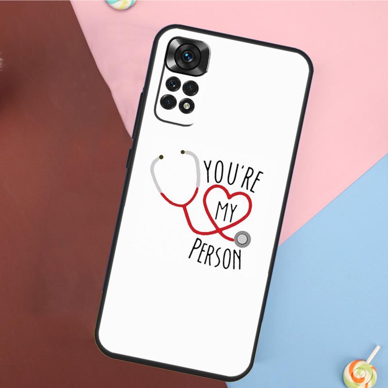 Чехол-цитаты 'Я медсестра' для Xiaomi Redmi Note 13 Pro 14 12 11 9 10 9S 10S 11S 12S Redmi 10C 12C 13C 14C