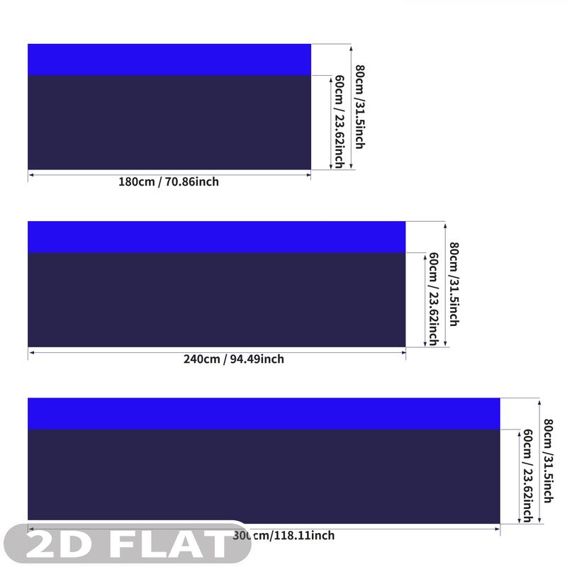 2D Плоский 1 шт. Индивидуальный Длинный баннер - Односторонний Баннер, Персонализированный с Любым Дизайном/Текстом/Логотипом, Прочный Полиэстеровый Баннер
