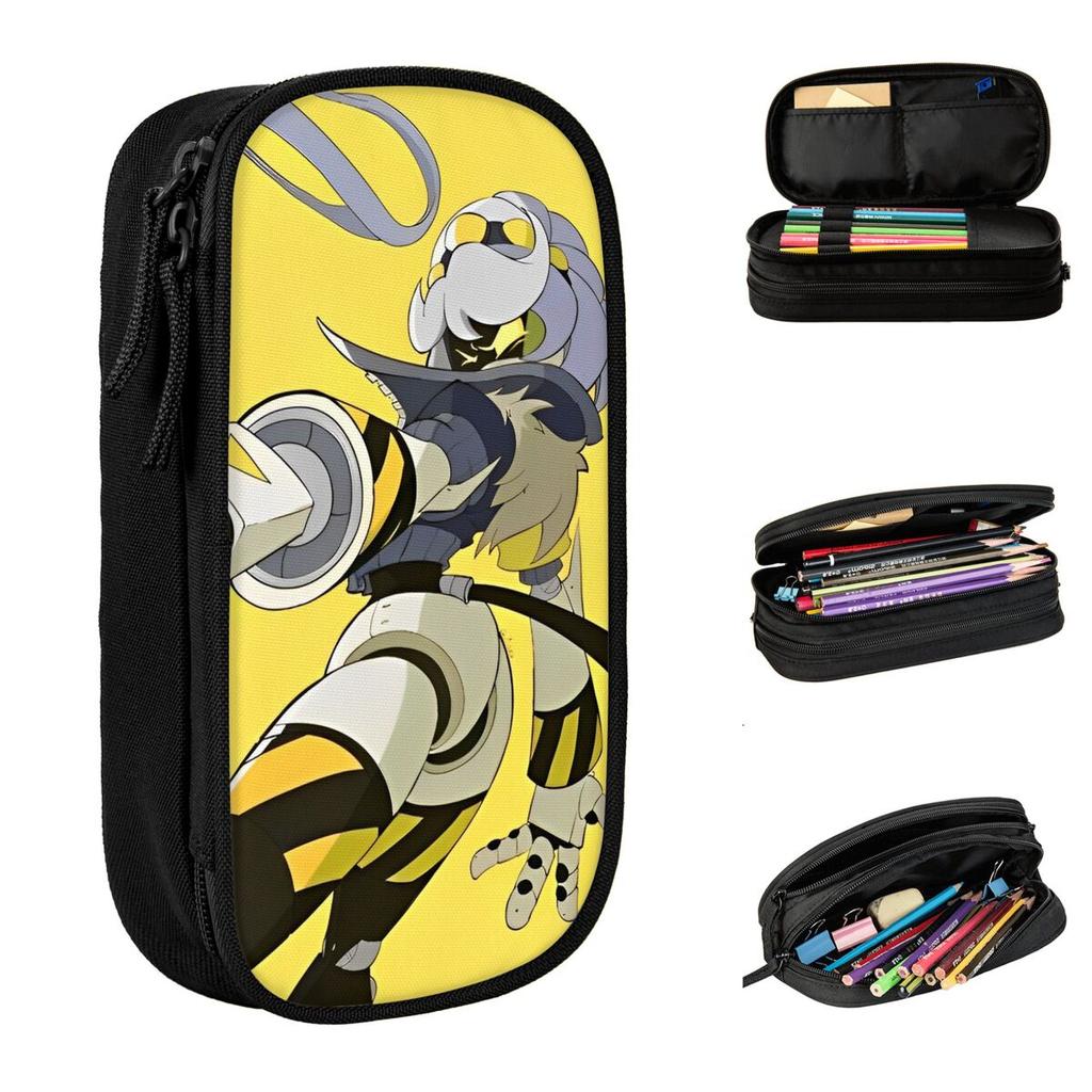 Lovely Murder Drones Pencil Cases Retro Tv Series Pencilcases Pen for Student Big Capacity Bags Students School Gift Accessories