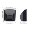 Universal Car Key Holder Clip Car Interior Storage Box Dashboard Organizer Adhesive Mount For Card Key Rack Accessories
