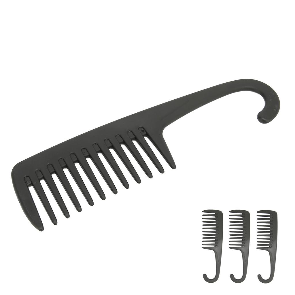 3 шт. расческа для душа, подвесная, уменьшает выпадение волос, надежная расческа для распутывания волос с крючком для домашнего салона красоты