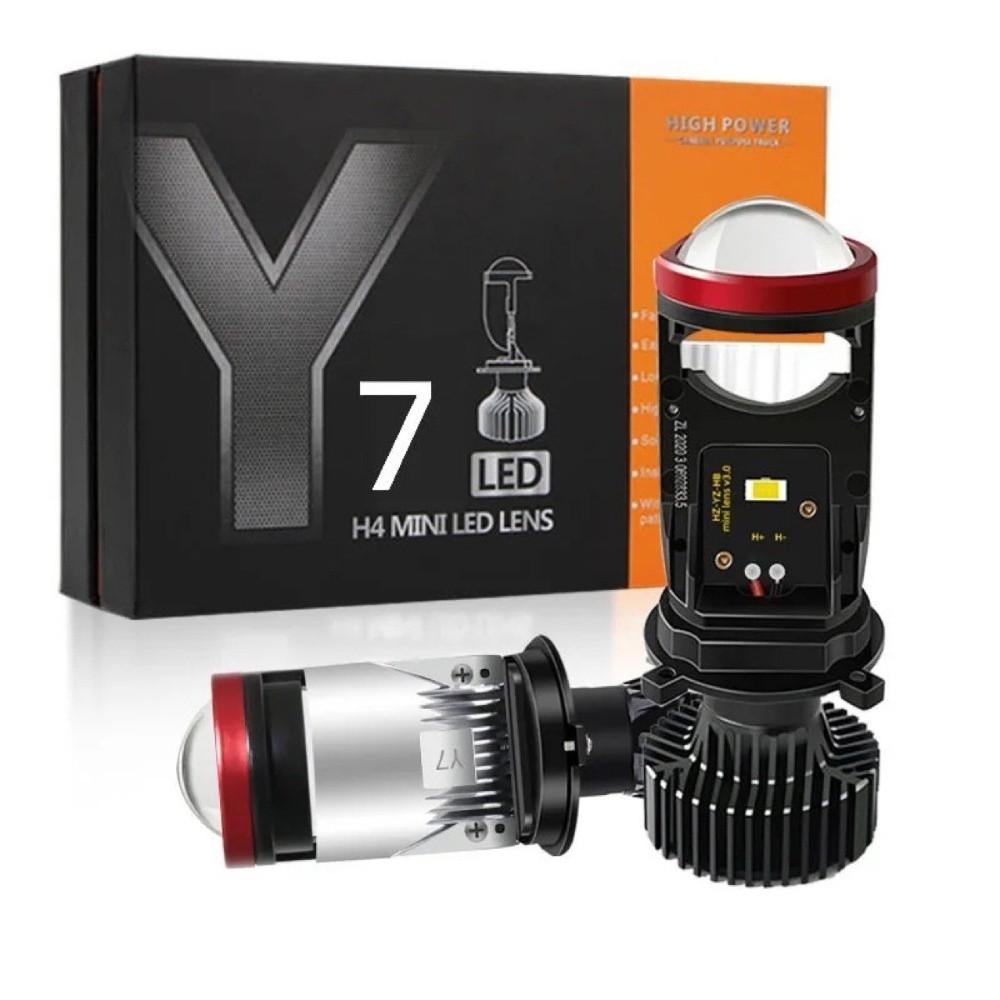 6500K LED H4 Bulbs Y7D Auto Car Lamps New Bi Canbus Car Headlight