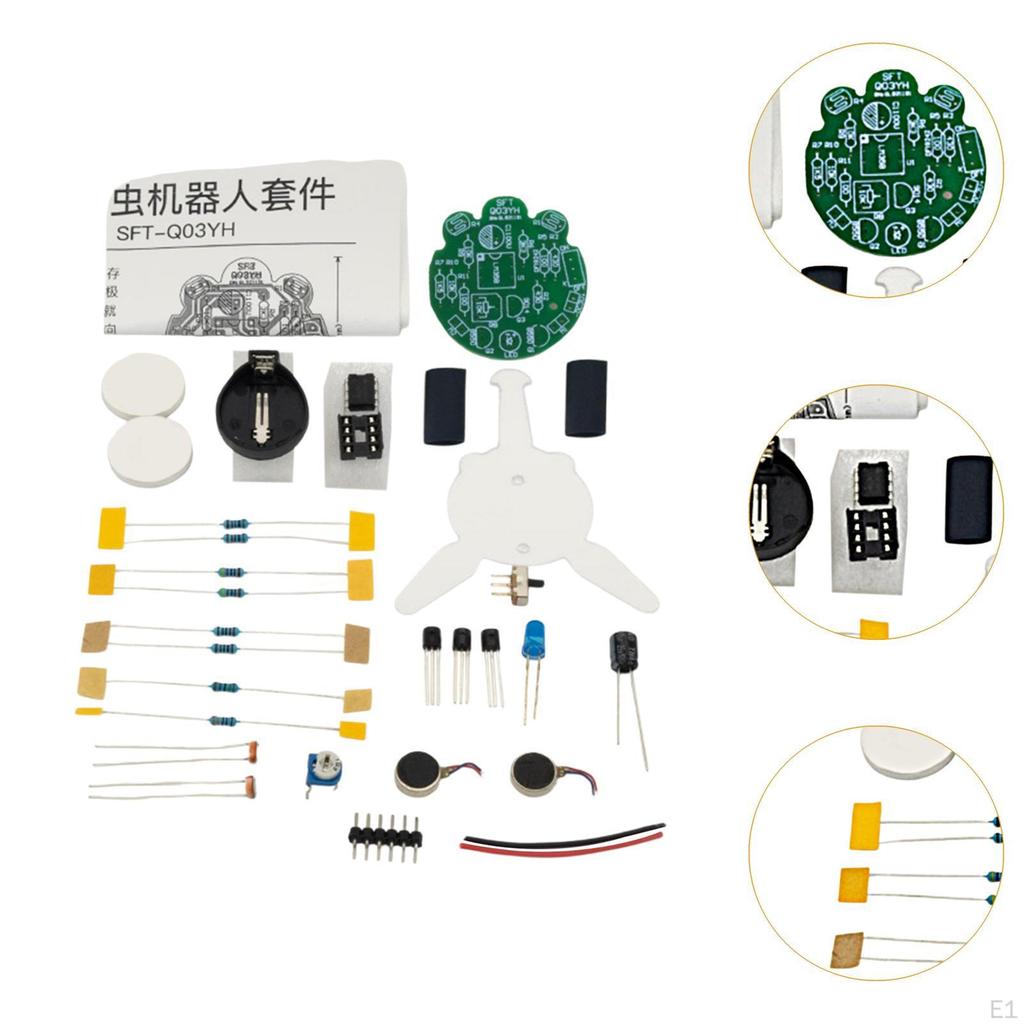 Light Sensitive Firefly Kit Mobile Robot Soldering Project,Creative,Breathing DIY Electronic