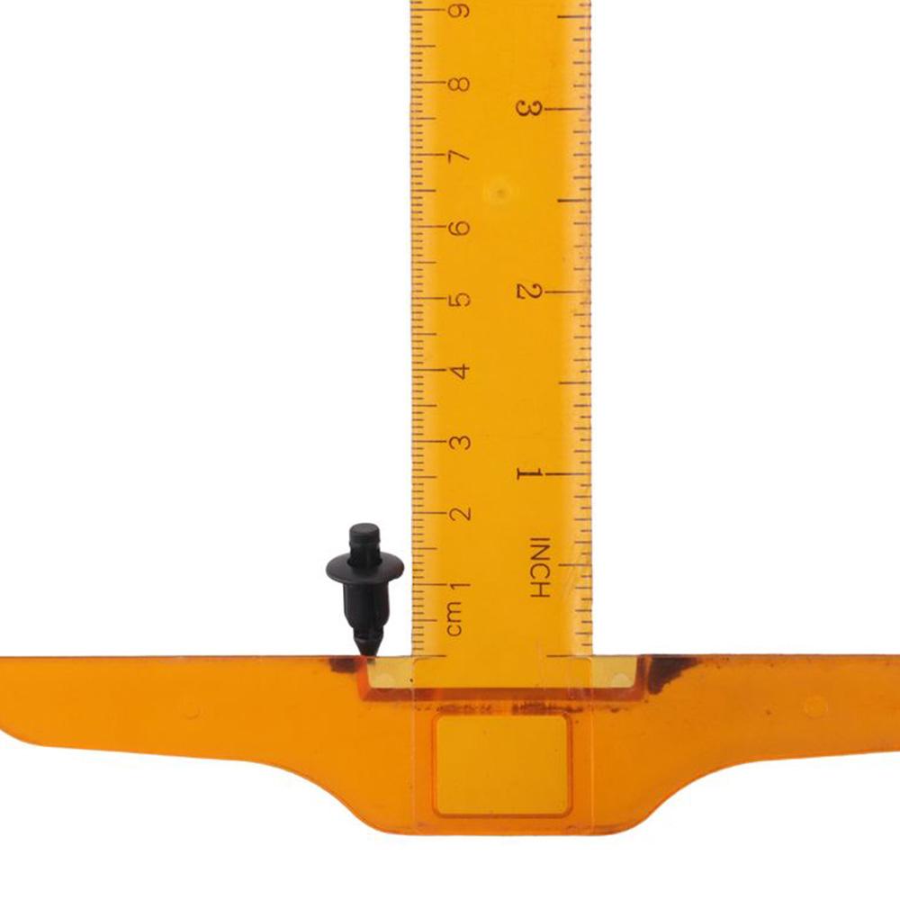 50 шт. нейлоновый фиксатор зажима черный заклепочный штифт автомобильные аксессуары детали зажим для автомобиля