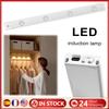 Under Cabinet Light Rechargeable Closet Light 4 Lamp Beads Wireless Under Counter Light Dimming Hill Light for Stairway Corridor