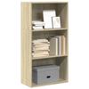 VidaXL Bookcase Sonoma Oak 60x30x114 Cm Engineered Wood, Shelf, Bookshelf, Book Support, Cabinet of 857901