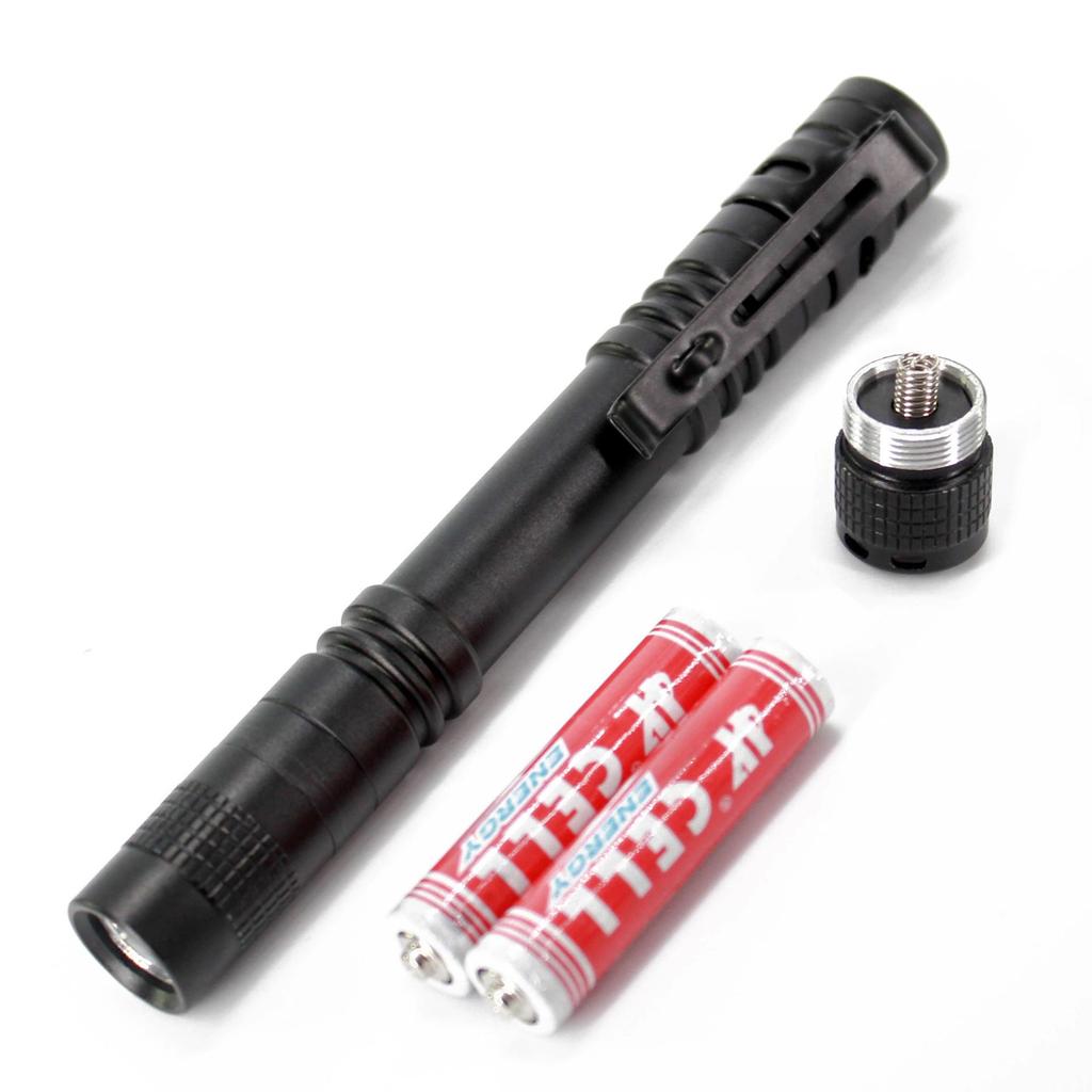 Portable Mini Aluminum LED Flashlight - High Power, Small Home & Outdoor Penlight, AAA Battery Powered