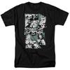Justice League Of America A Mighty League Mens T Shirt Black