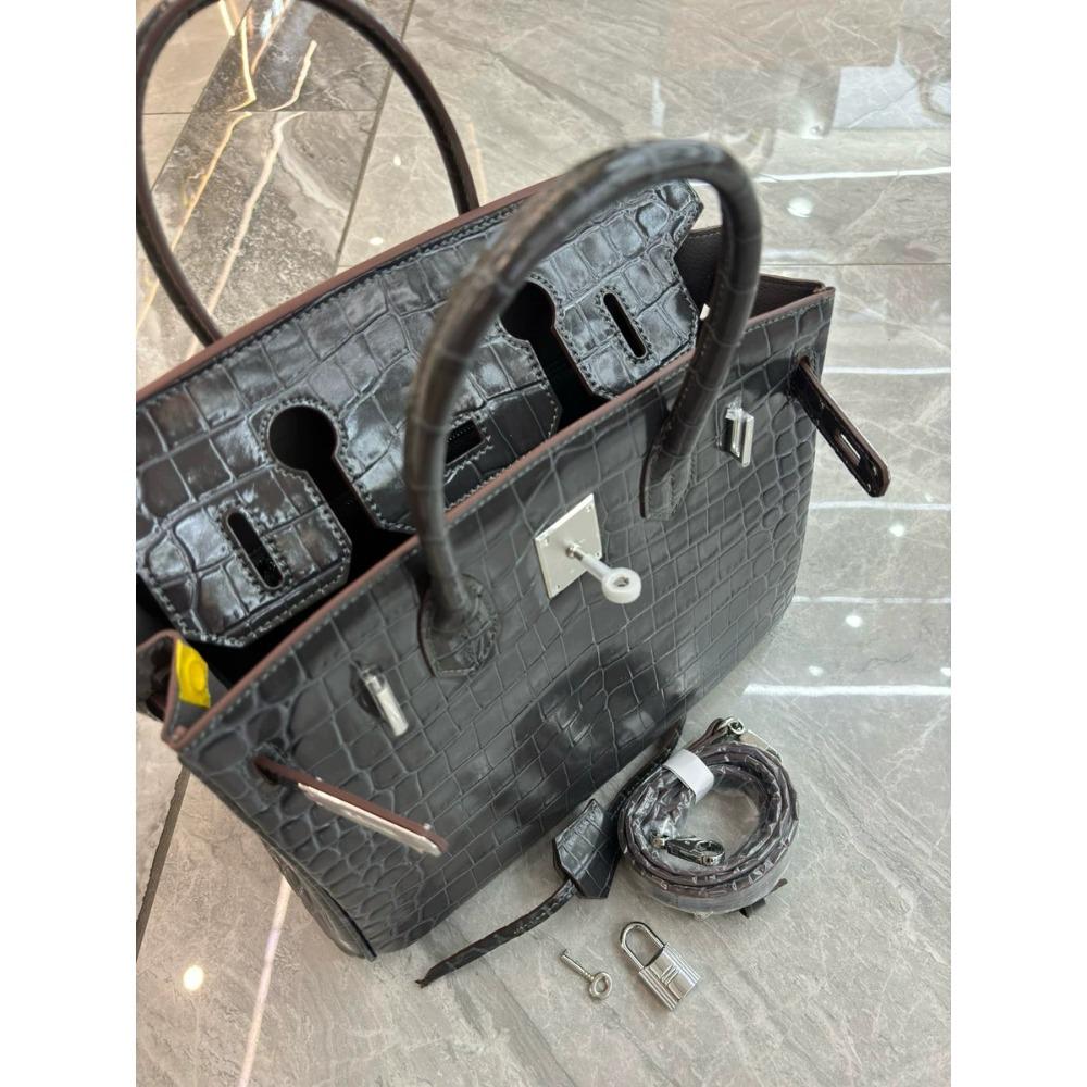 Сумка с принтом под крокодила новая модная и универсальная ручная сумка через плечо кожаная женская сумка