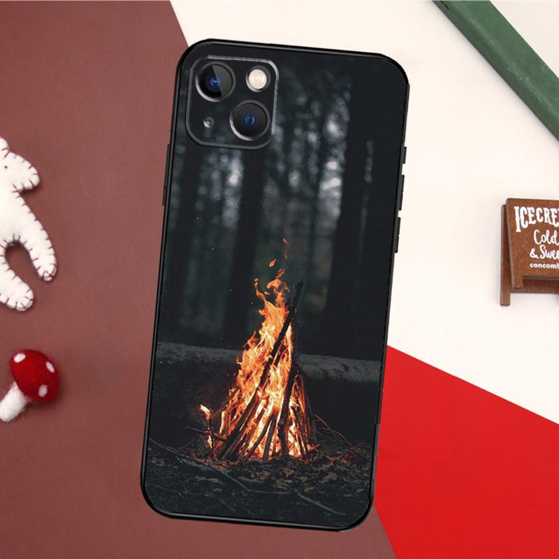 Camping Nature Case For iPhone 17 Pro Max 16 15 14 13 11 12 Pro Max mini 15 16 Plus 16e 17 Air Back Cover