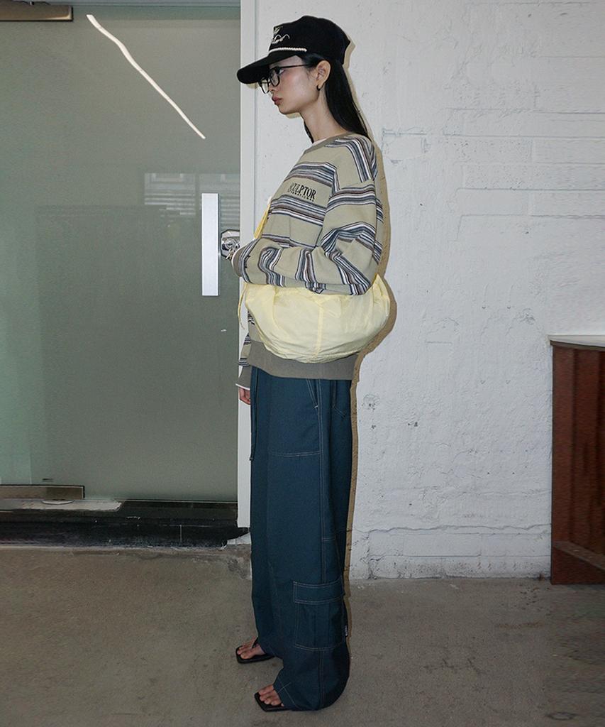 SCULPTOR Stitch Detail Carpenter Pants Teal
