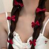 6pcs Ribbon Bow Hair Clips Ballet Sweet Bowknot Hairpins Bang Clip Korean Girls Mini Grabs Clips Women Headwear Hair Accessories