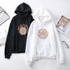 Women Loose Casual Printed Hooded Sweatshirt for Autumn and Winter Ladies Long Sleeve Pullover Hoodies