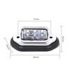 License Plate Light Motorcycle LED Car Truck LED Lights 12V/24V Bus Trailer Tail Lamp Side Bulb Signal Light for Bnw Nissan