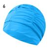 Printed Sports Accessories Elastic Nylon Turban Long Hair Protect Pool Bathing Hats Swimming Cap